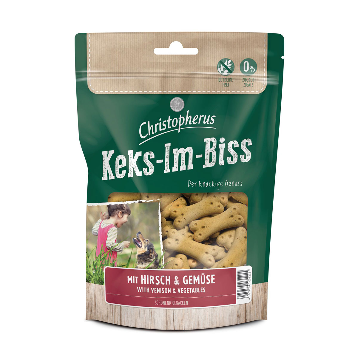 Dog Snack Keks-Im-Biss Hirsch, 175g