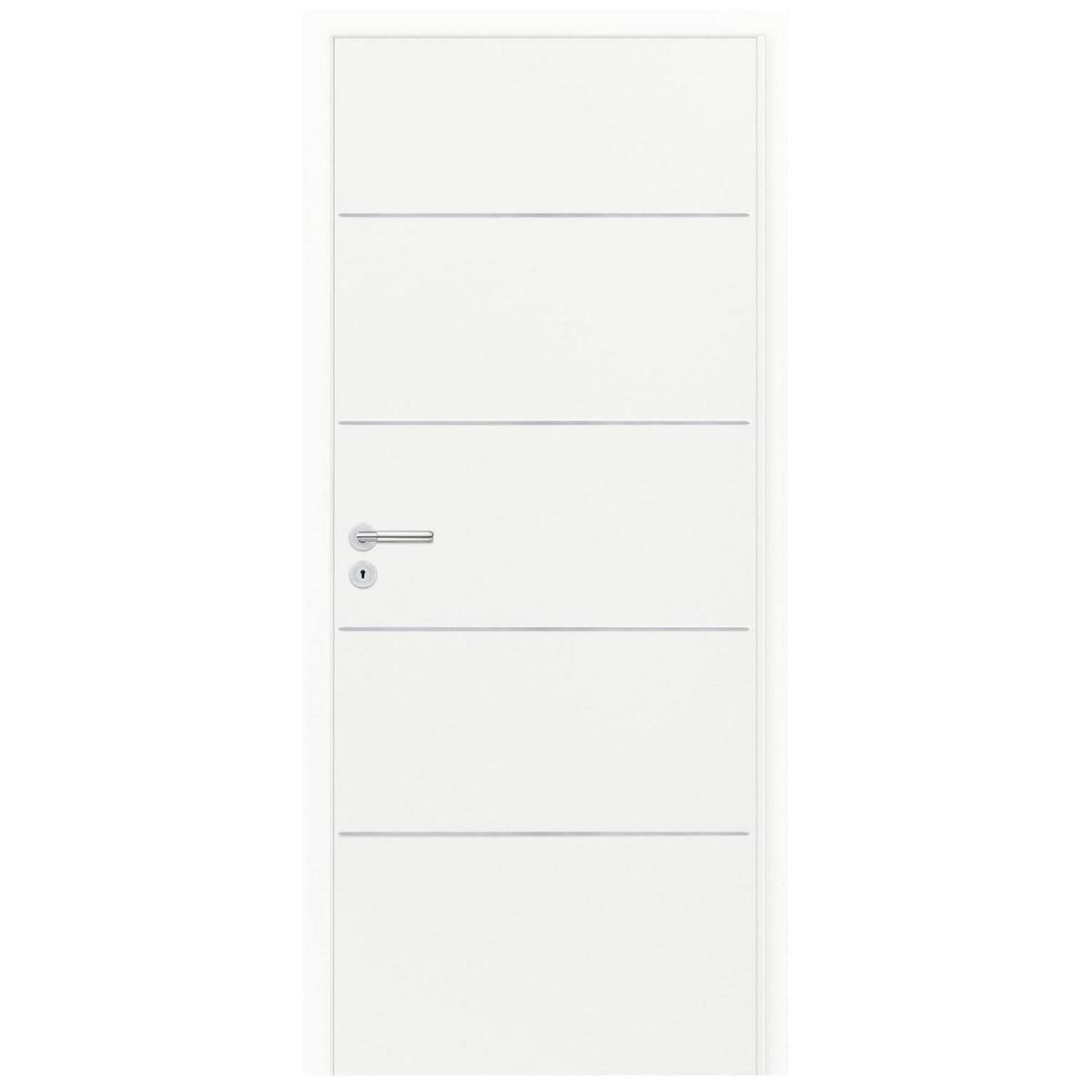 Classen Zimmer-Tür M.4 Weiß CPL 86 cm Anschlag links