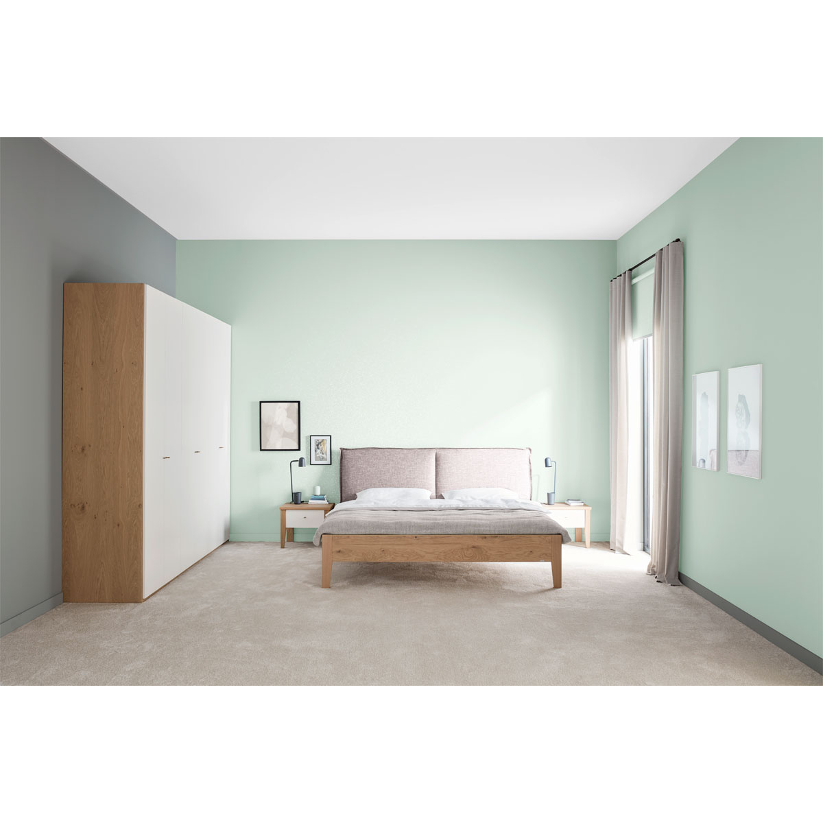 Schöner Wohnen Farbe  Wandfarbe Glimmerfarbe flash mint 2,5 Liter Bild 2