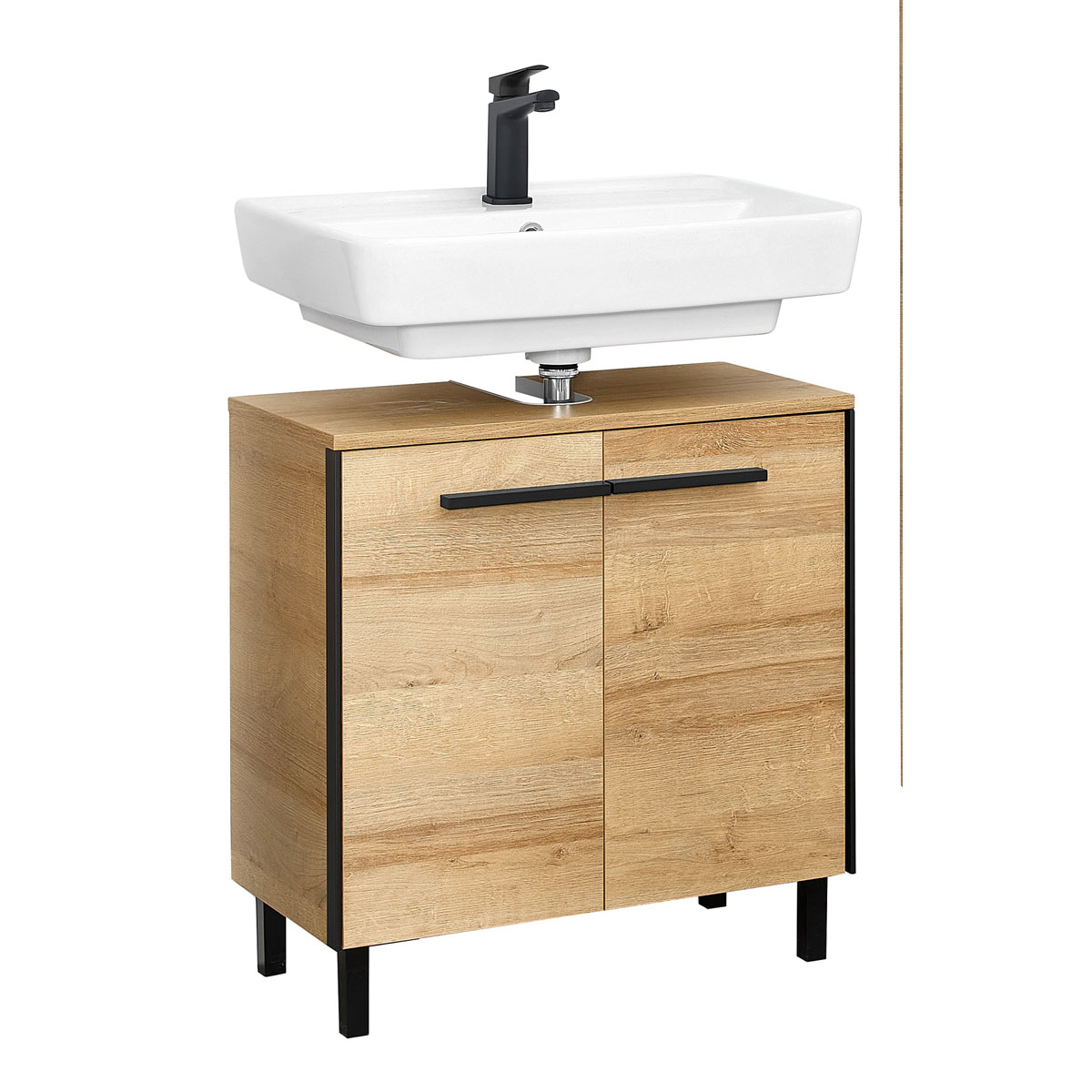 Pelipal Waschtischunterschrank Victoria 60 x 53 x 33 cm Bild 2