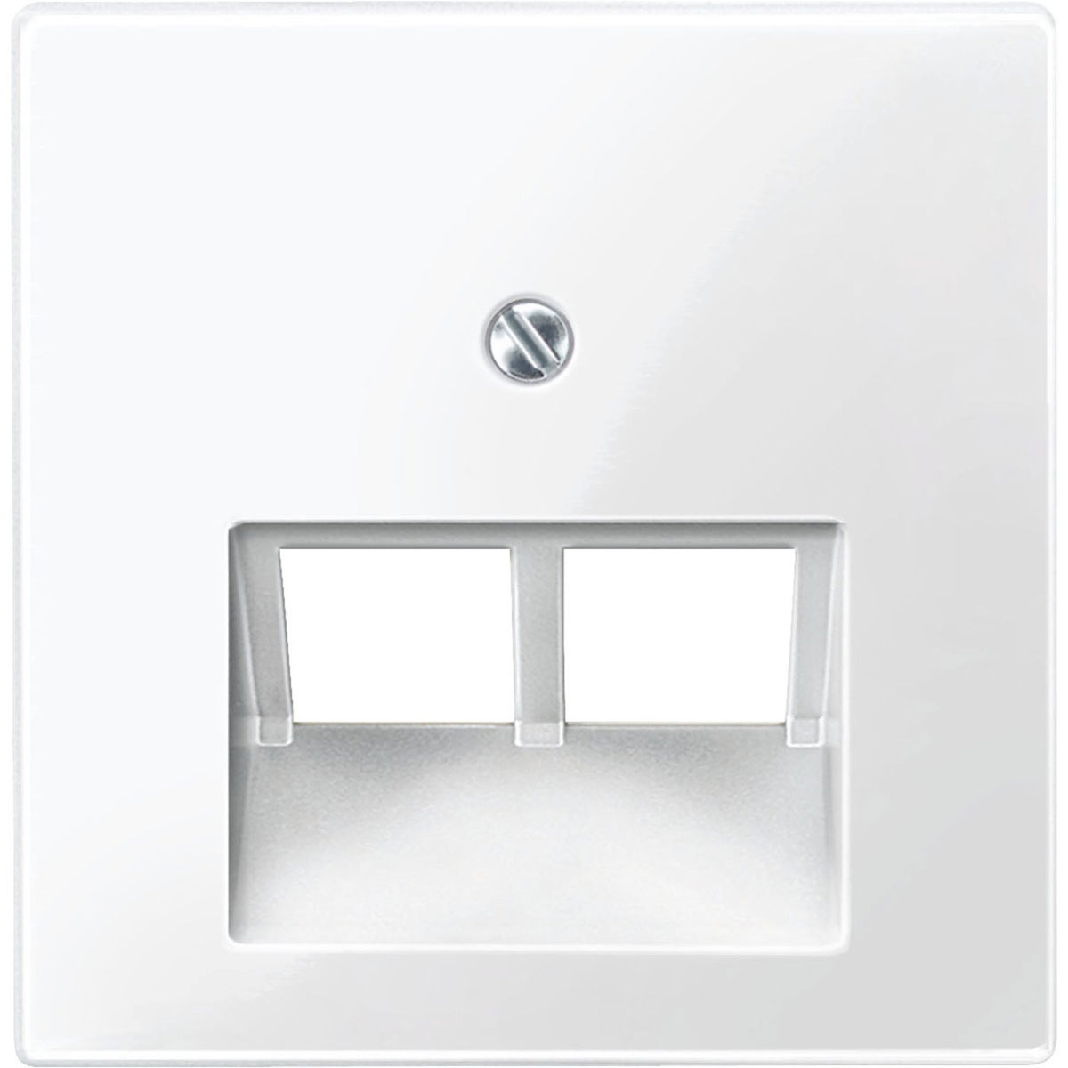 Merten UAE-Abdeckung System M polarweiß glänzend