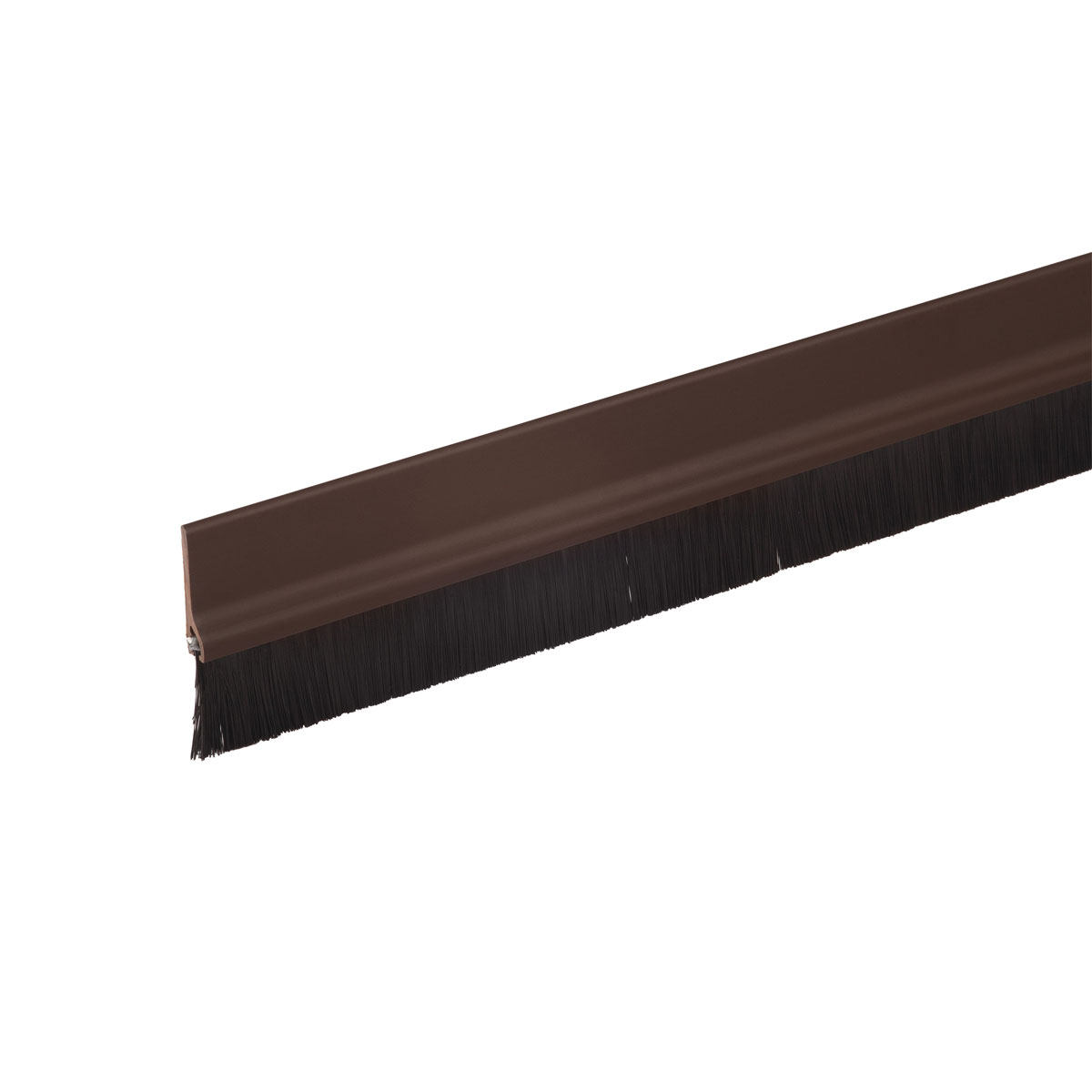 Türdichtung Standard braun mit Bürste selbstklebend 1m