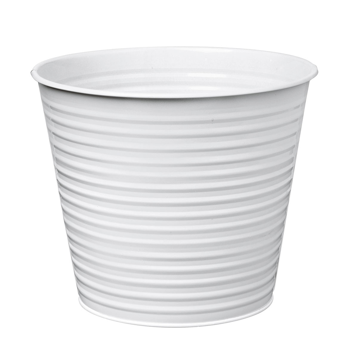 Haveson Frühlingstopf Zink weiß