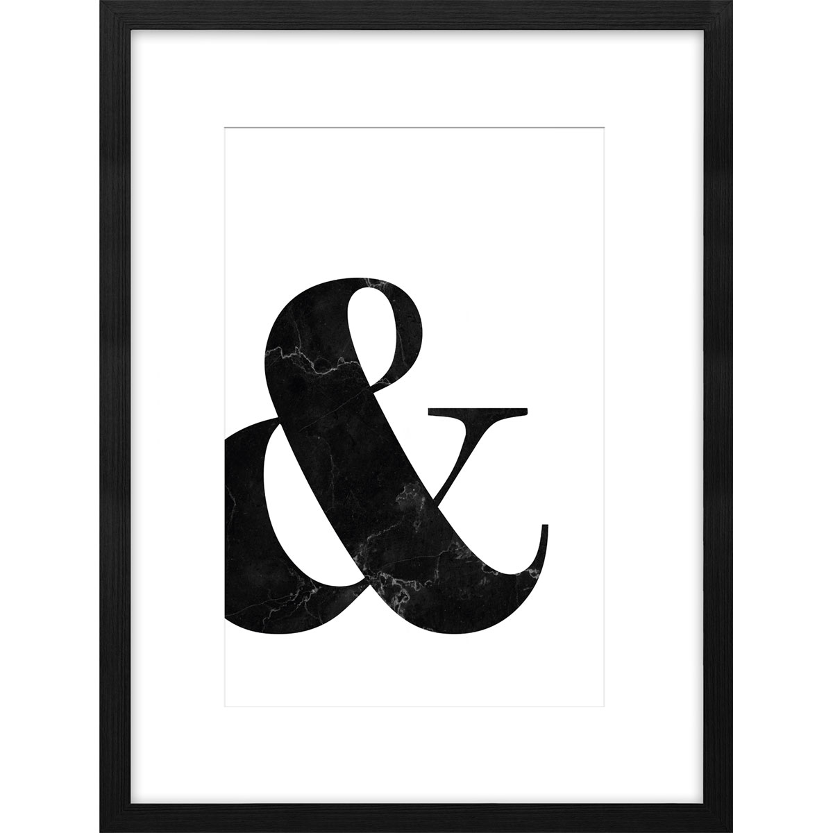 Bilderrahmen Iceland 30x40 cm schwarz