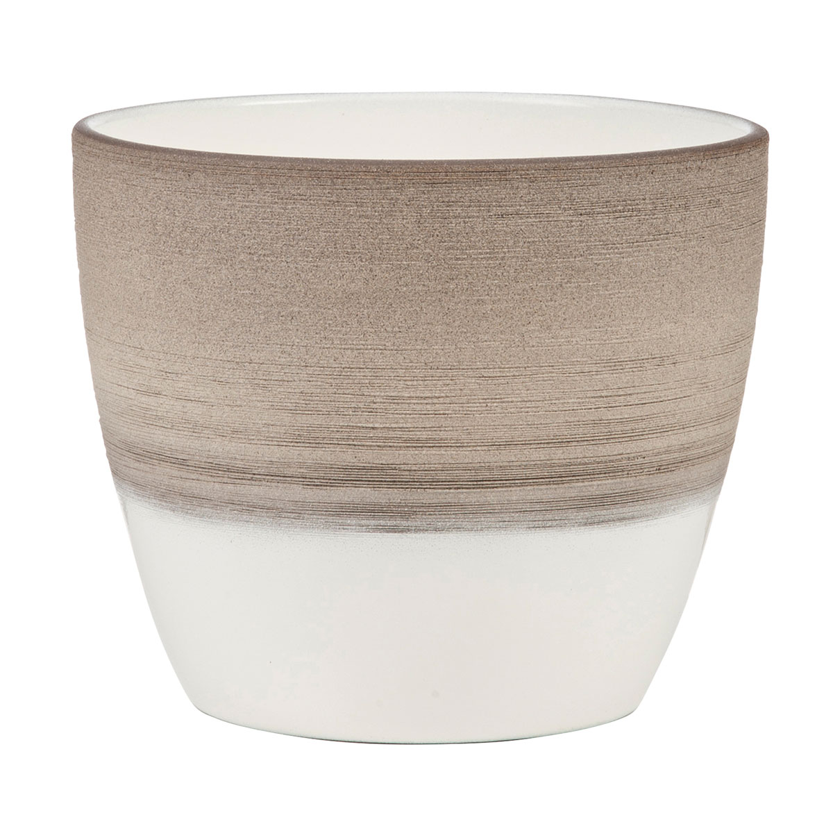 Scheurich Übertopf Espresso Cream 14 cm