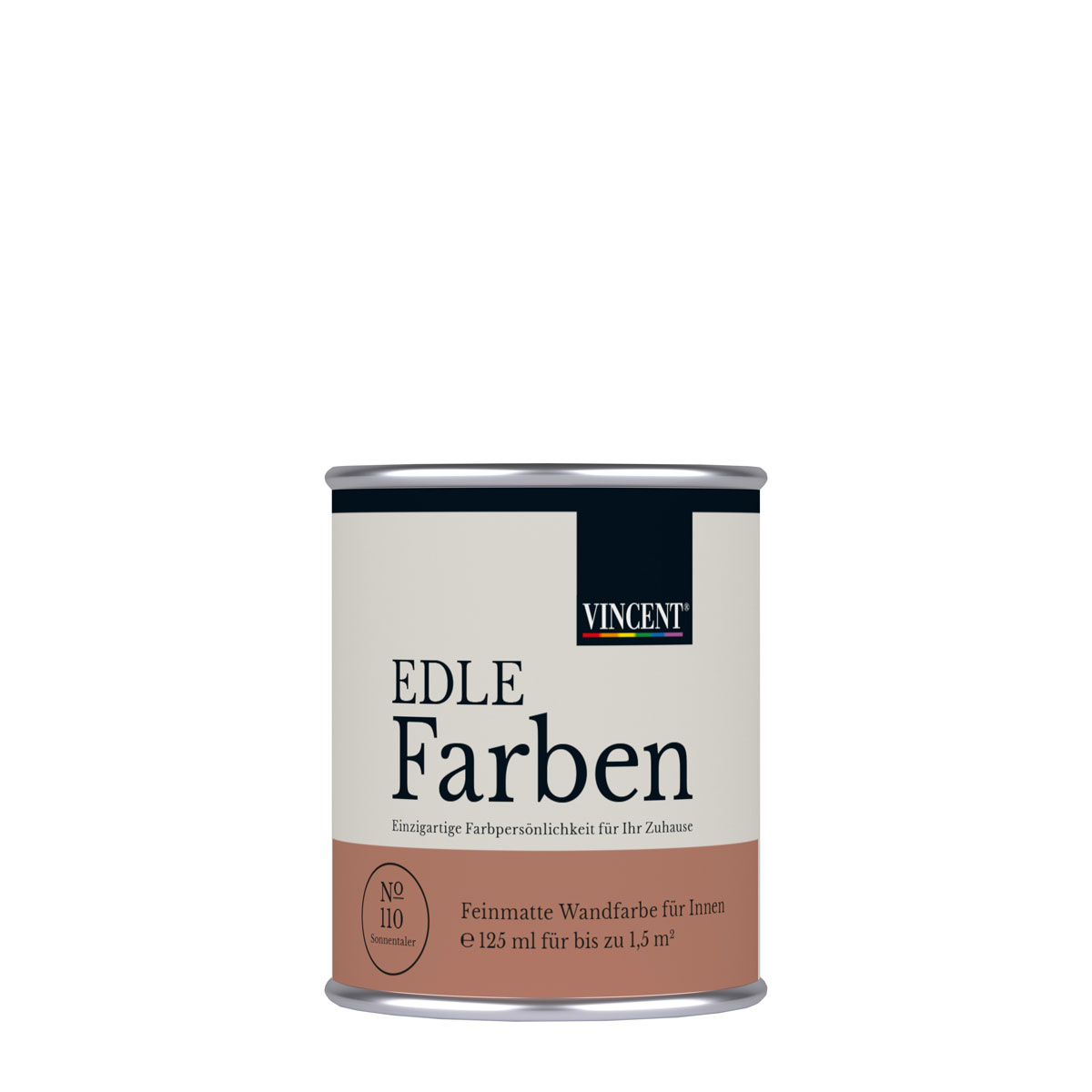 Vincent  Wandfarbe EDLE Farben Sonnentaler matt 0,125 L