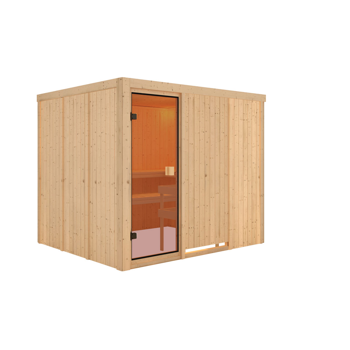 Karibu Sauna Nybro naturbelassen ohne Ofen Bild 2