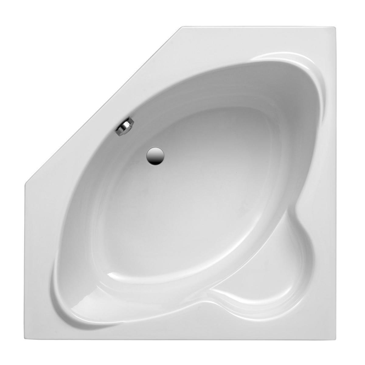 Ottofond Eckwanne Miami 125 cm weiß