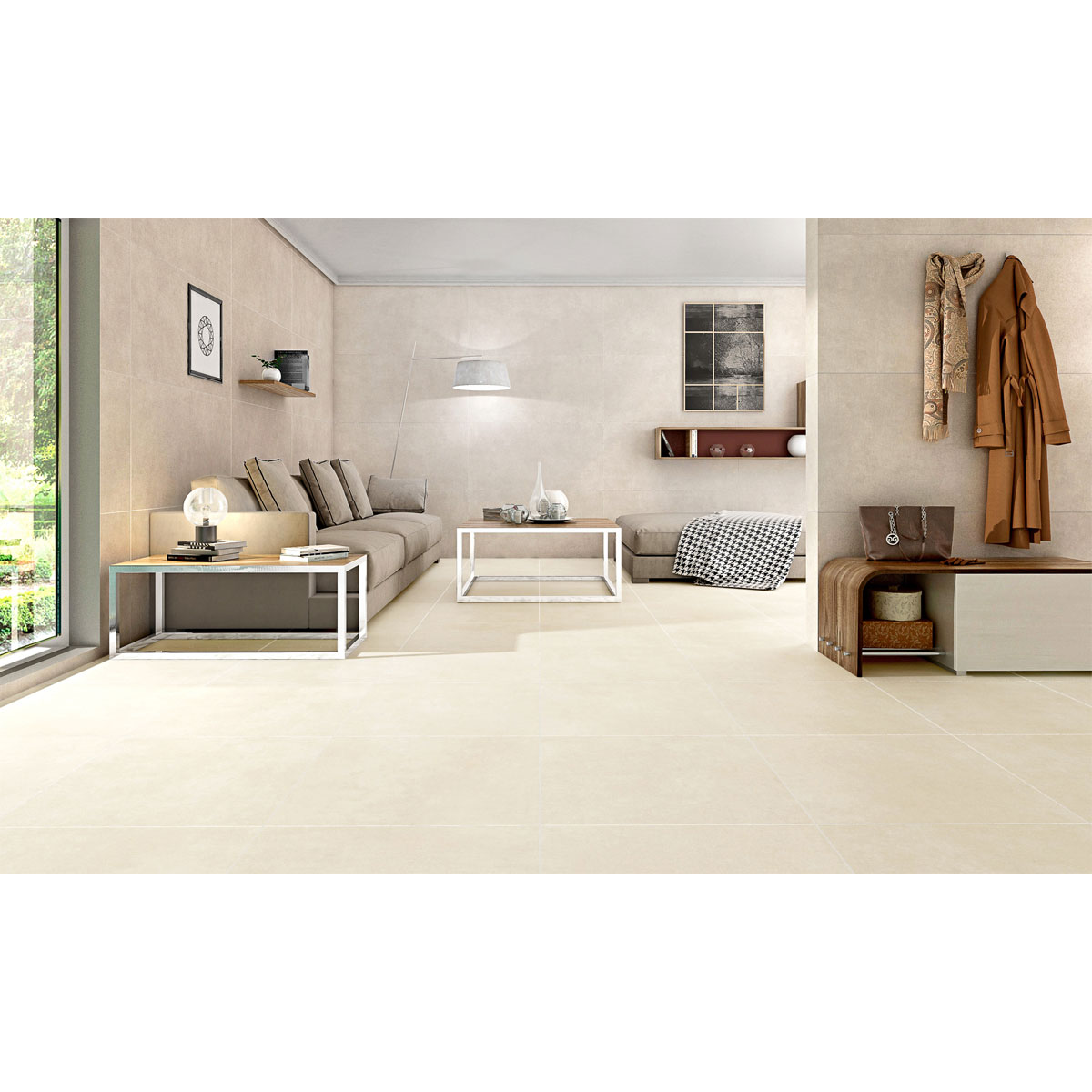 Feinsteinzeug Atrium Alpha marfil 60 x 60 cm Bild 2