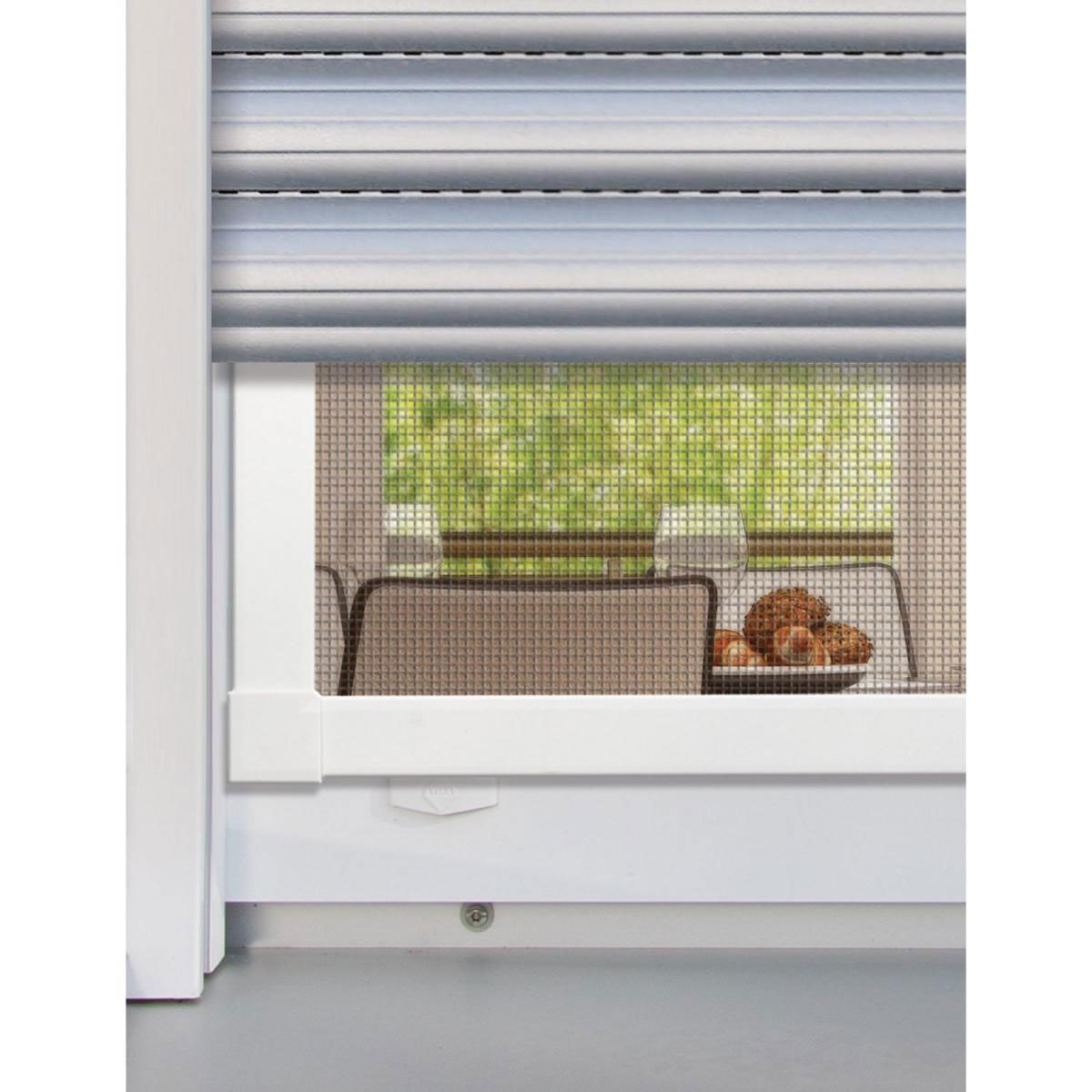 | 208438 x weiß 100 100x120 | weiß Schellenberg 120 Premium Insektenschutz-Fenster | cm