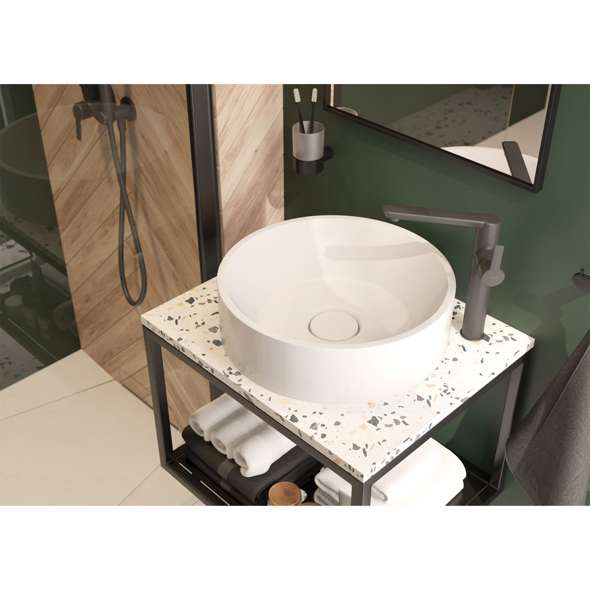 deante  Einloch-Waschtischarmatur ARNIKA schwarz Bild 3