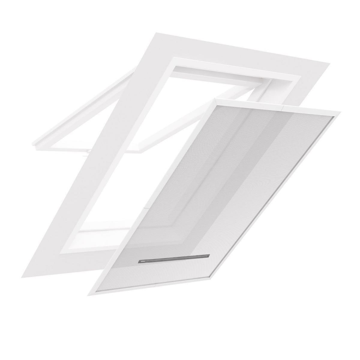 Dachfenster Fliegengitter & Sonnenschutz, 140x170 cm mit Klemmrahmen