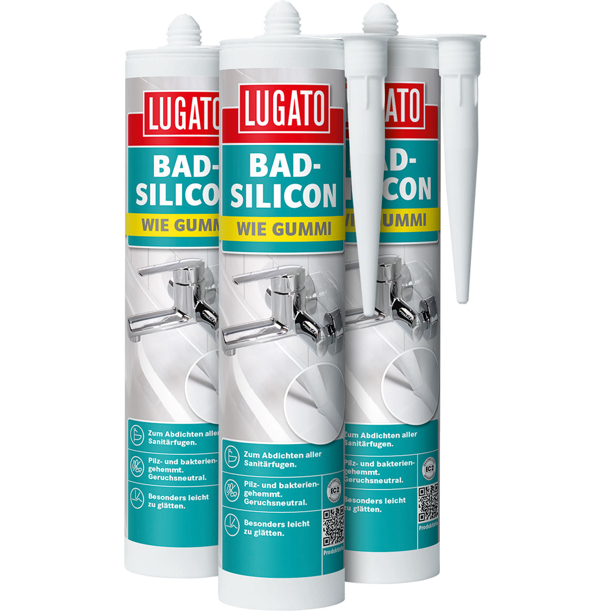 Lugato Silicon wie Gummi granitgrau 310 ml