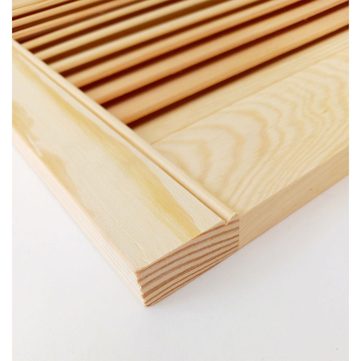 Lamellentür 69,0 x 49,4 x 2 cm Kiefer massiv Bild 4