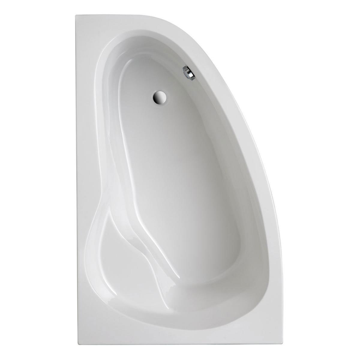 Ottofond Eckwanne Loredana Mod B 175 x 110 cm weiß