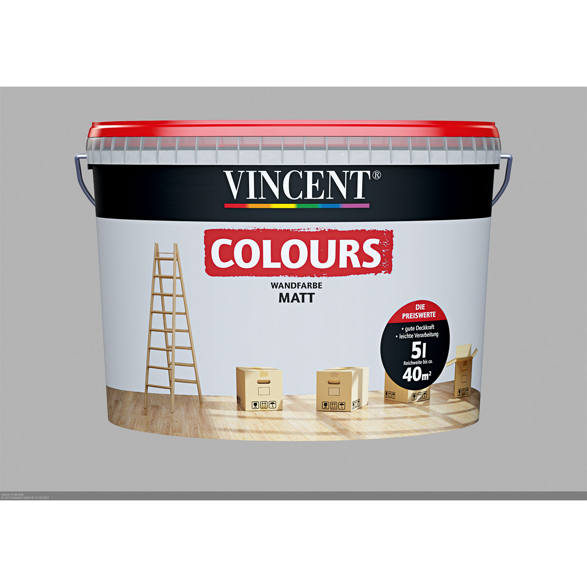 Vincent Wand- und Deckenfarbe Dreams 5 L