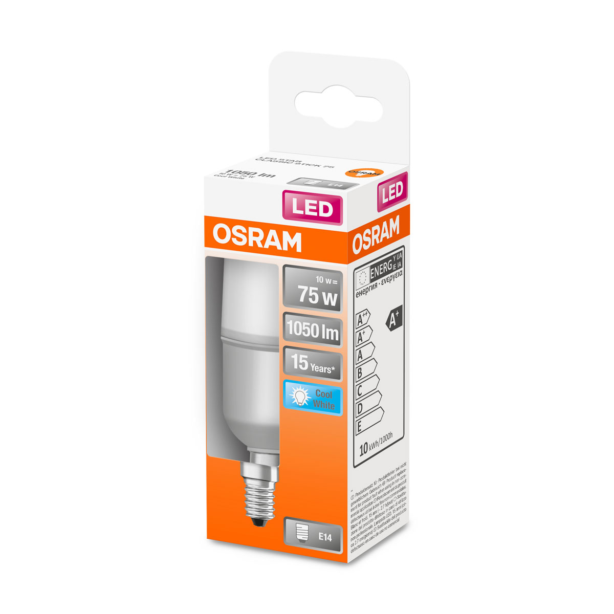 Osram LED-Spezial Stick E14 75W kaltweiß Bild 2