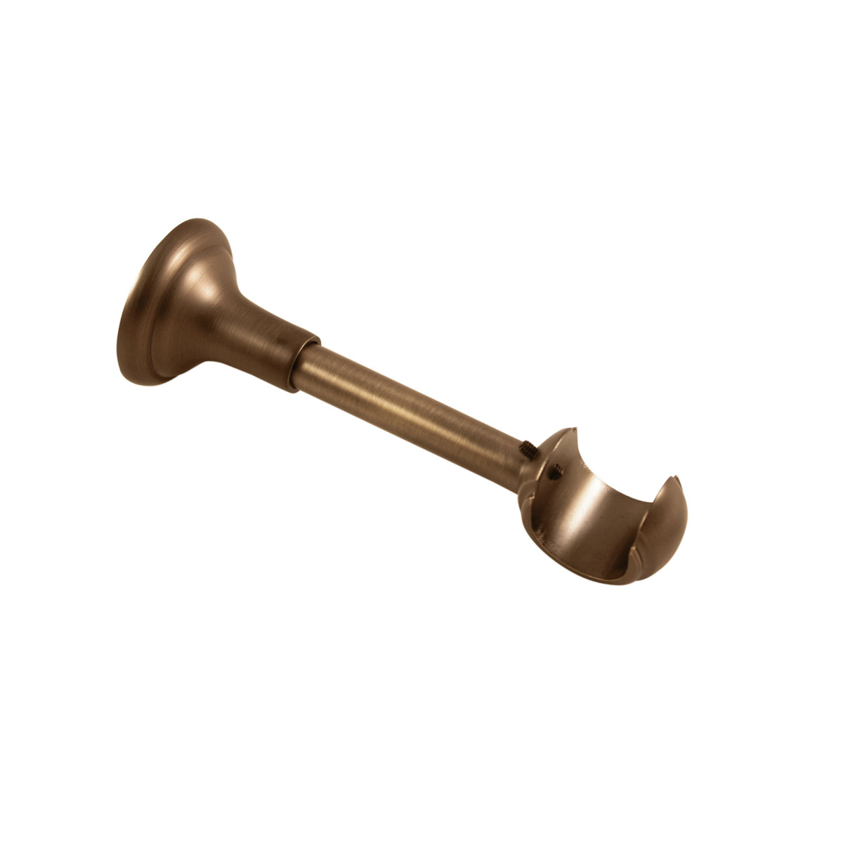 Gardinia Wandträger Windsor für Durchmesser 25 mm offen rustikal bronze