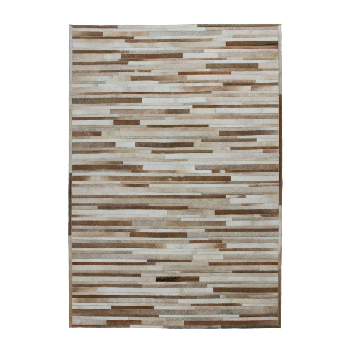 Lederteppich Lavish 110 creme Bild 1