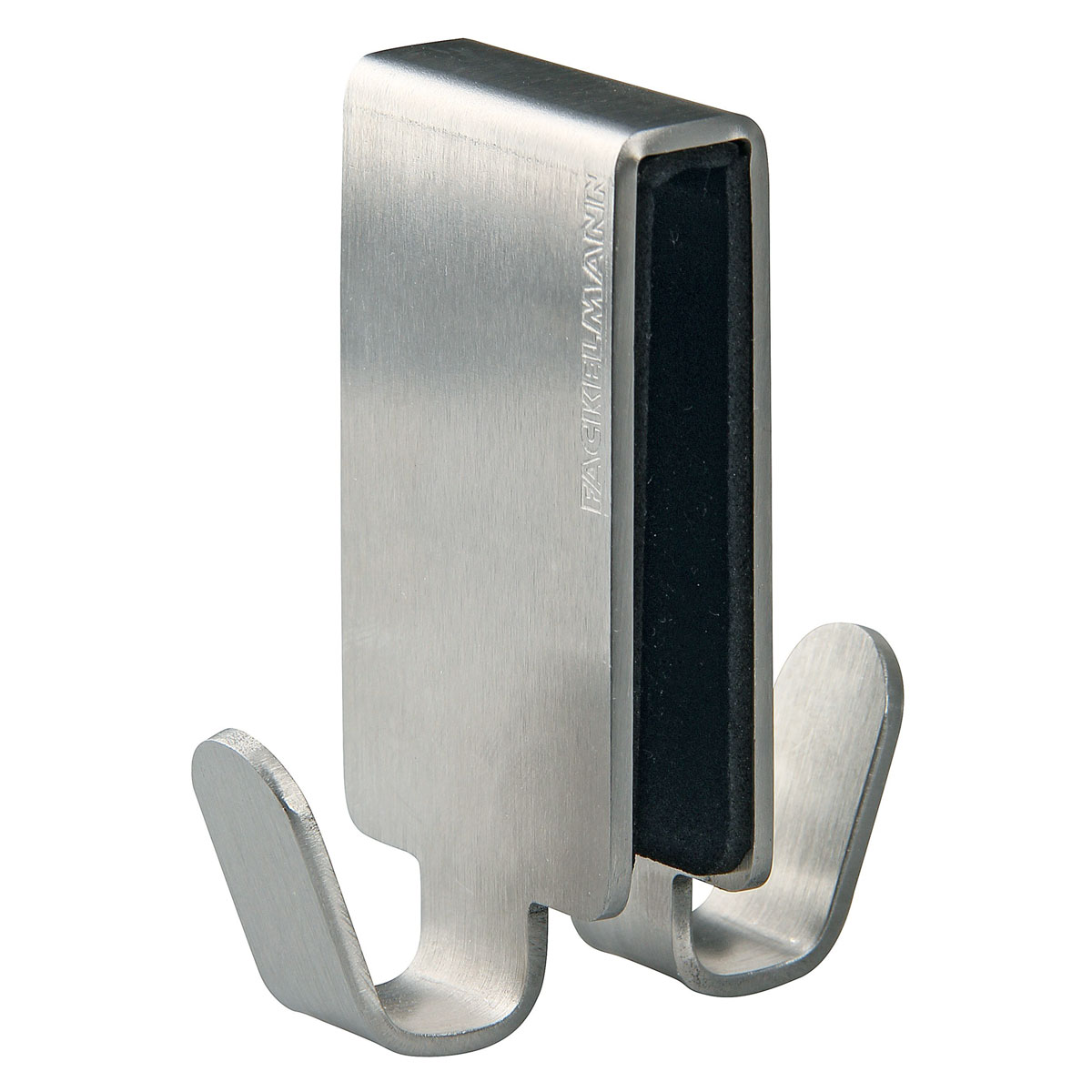 Fackelmann Doppelhaken für Glasduschwand Edelstahl