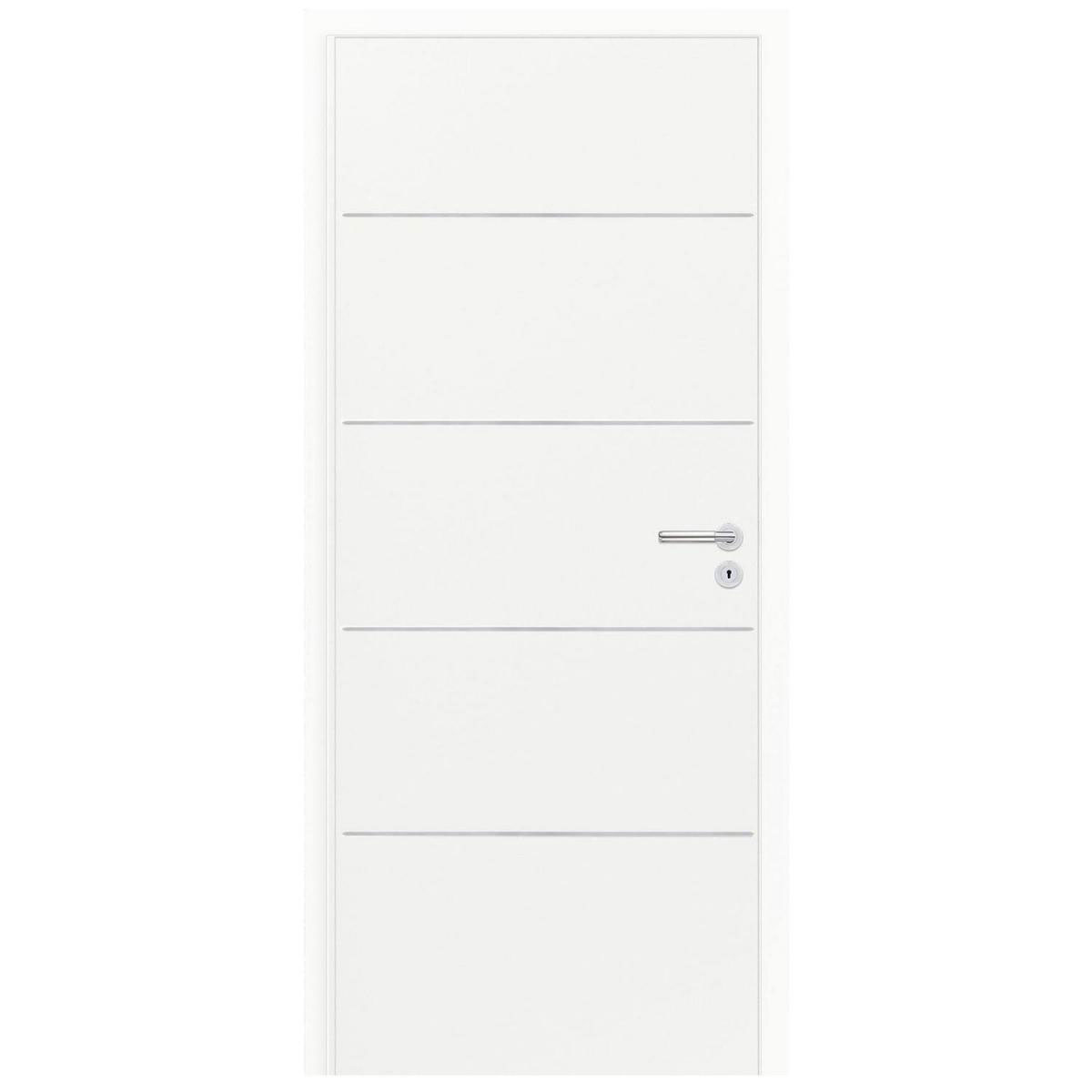 Classen Zimmer-Tür M.4 Weiß CPL 98,5 cm Anschlag rechts Bild 1