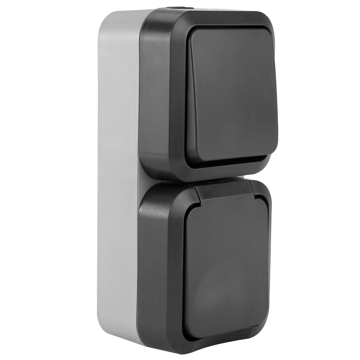 REV Ritter Kombi A/W-Schalter + Steckdose AquaStorm senkrecht Bild 2