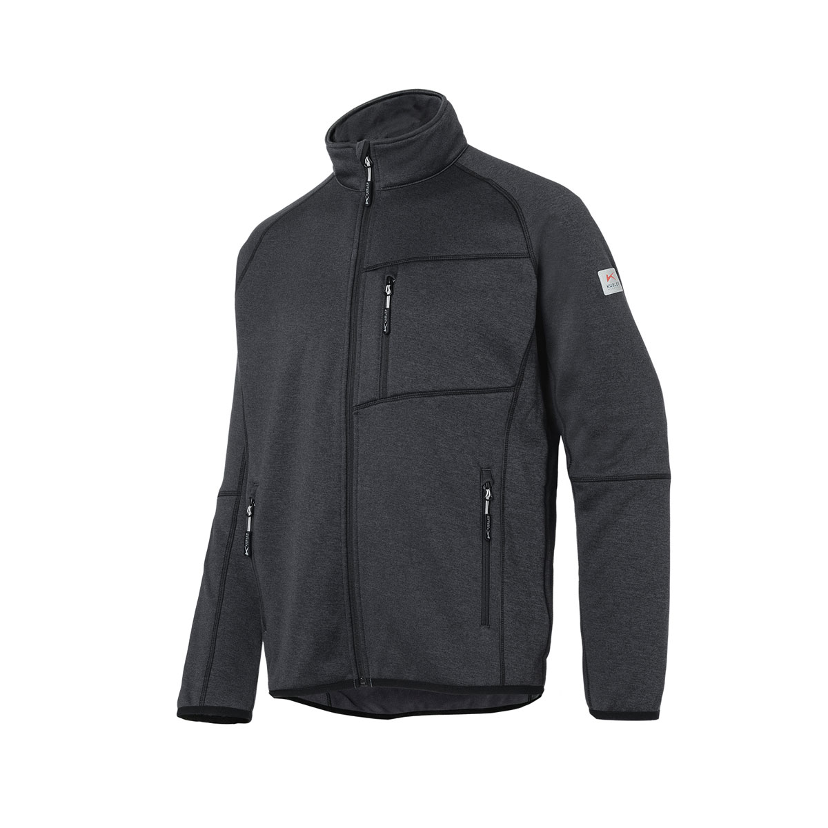 Kübler Sweat-Fleecejacke dunkelgrau Größe M