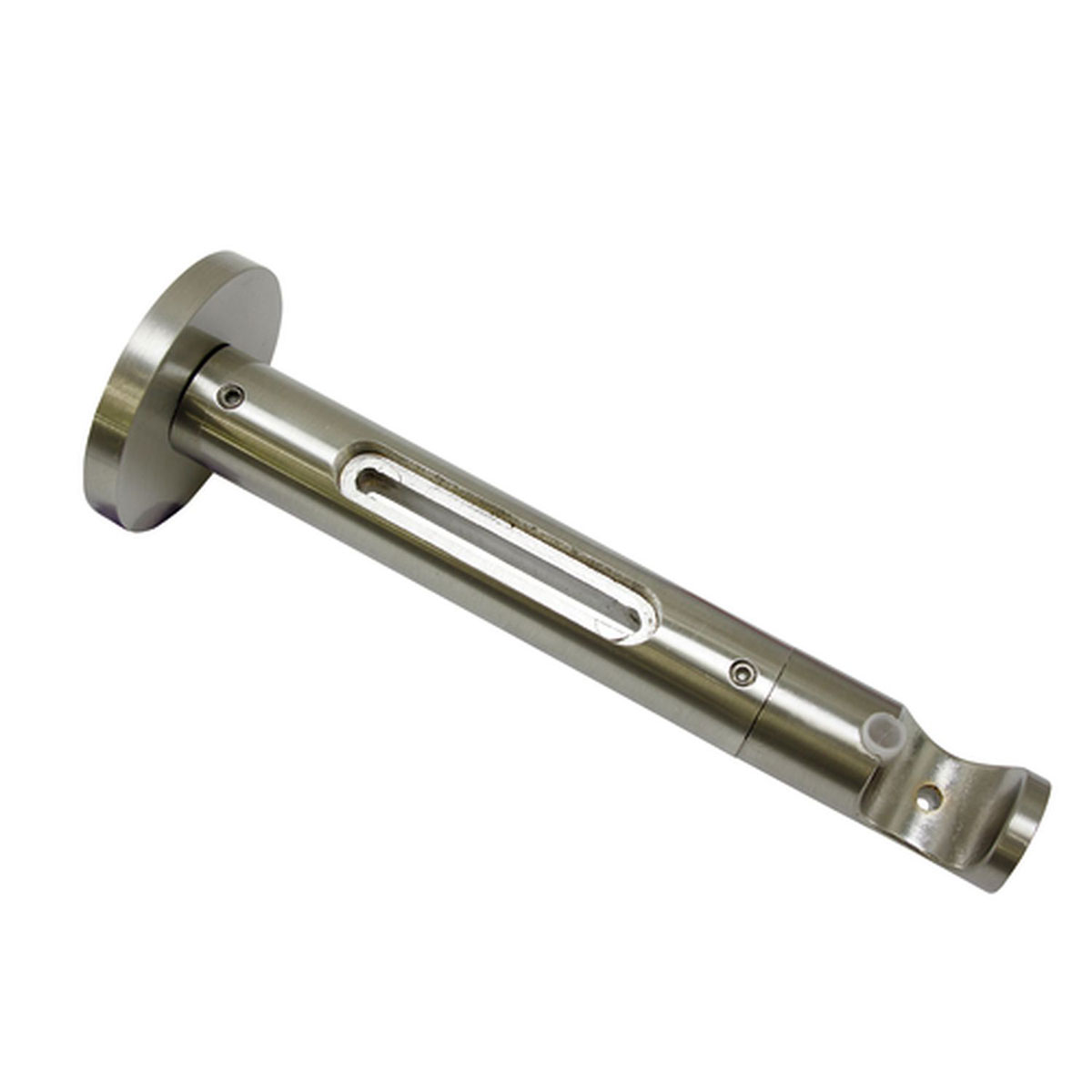 Gardinia Spezialträger Chicago für Durchmesser 20 mm 3,5-9/14 cm Edelstahl-optik