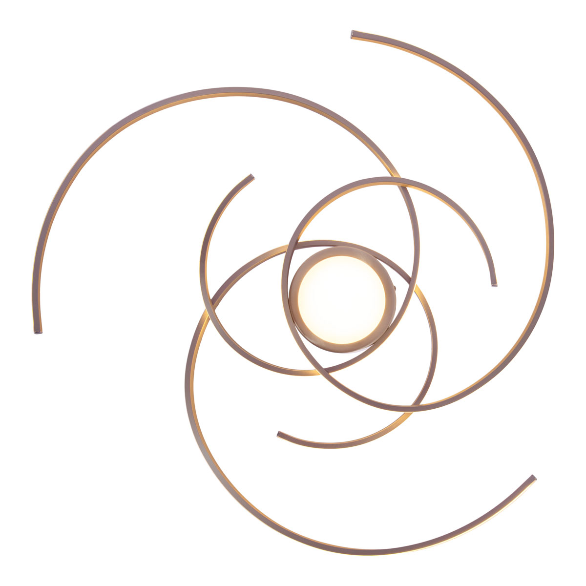 Naeve LED DL Radon Metall/KSstahl-blank LxBxH 75x75x6cm dimmbar Bild 3