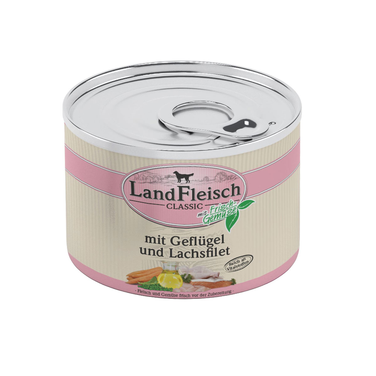Landfleisch Classic Pur Geflügel und Lachsfilet 195g