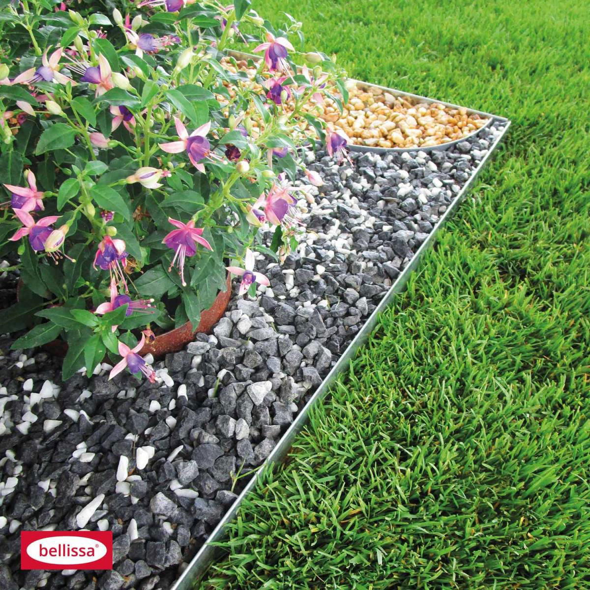 Metall-Rasenkante 118 x 12,5 cm verzinkt Bild 3