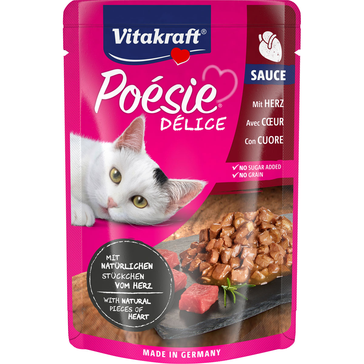 Vitakraft  Poesie Delice Sauce Pouch Herz 85 g