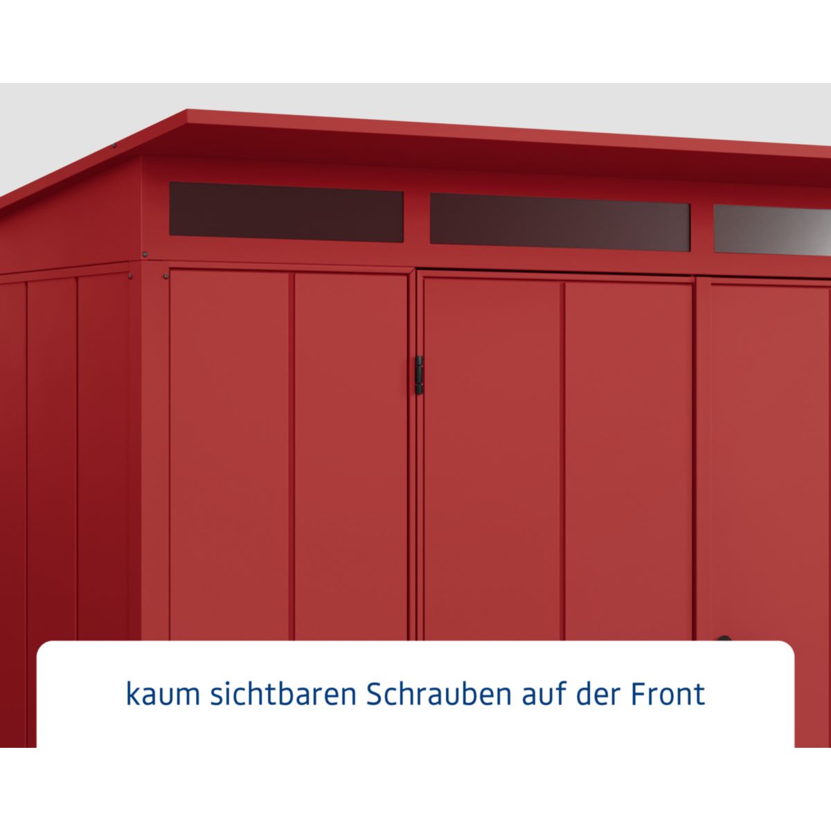 EcoStar  Gerätehaus Elegant-PTyp 3RAL3004 2 flg Bild 4