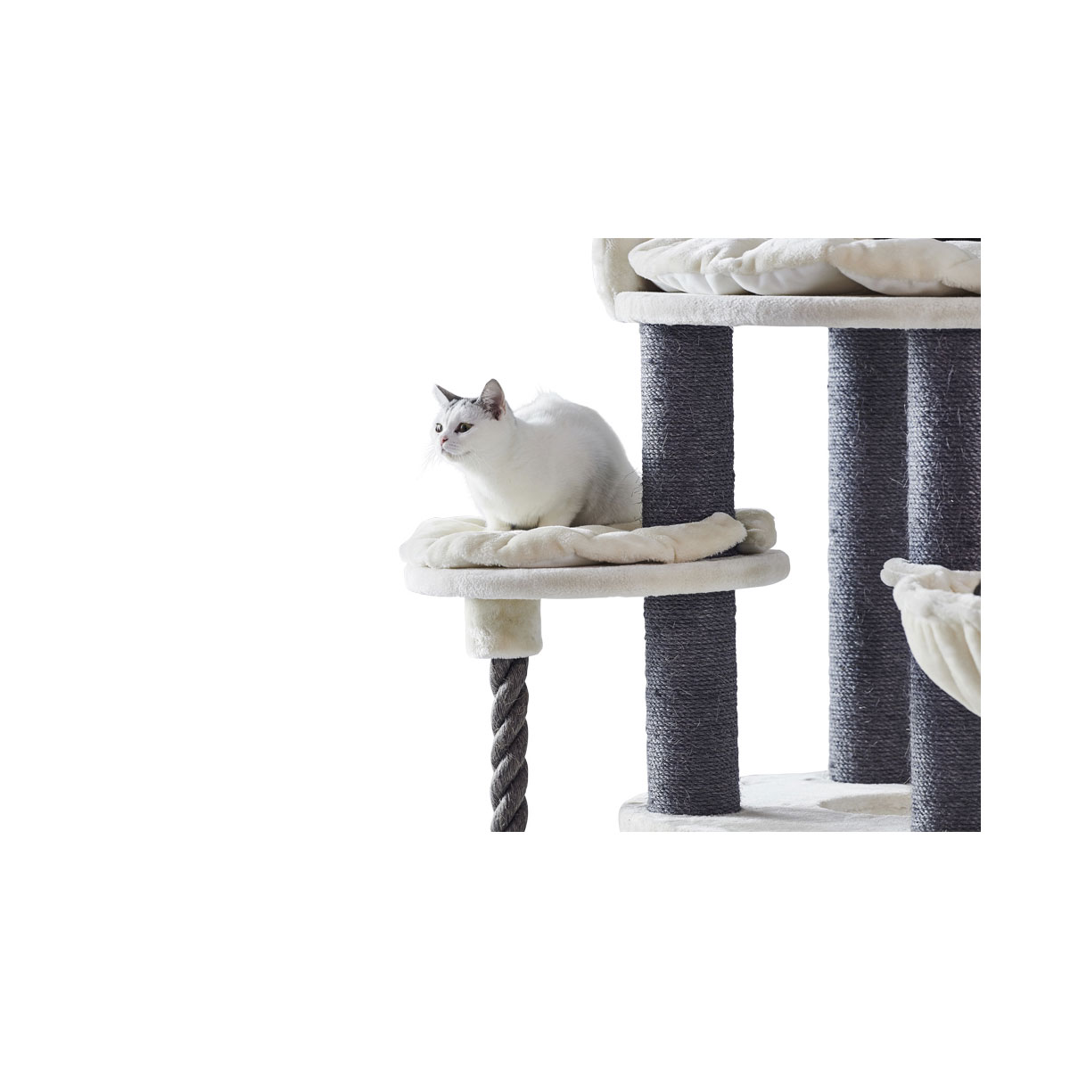 Nobby Kratzbaum Arda 70 x 70 x 138 cm cream Bild 3