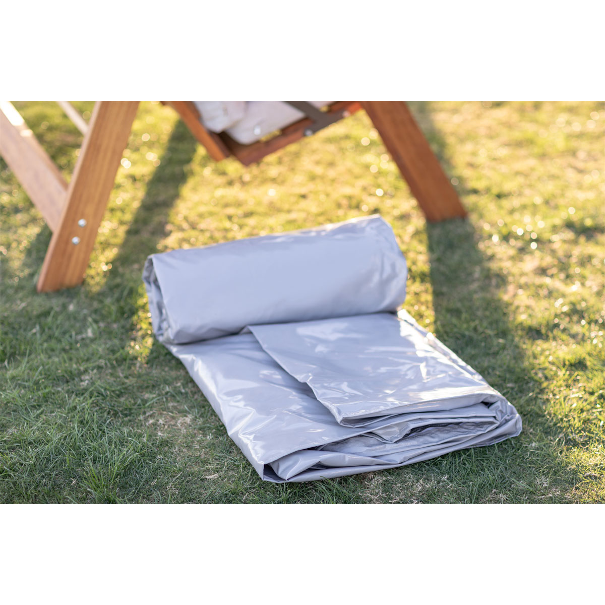 Westmann Hollywoodschaukel Abdeckung Viva 2400 144x214x197cm Grau Bild 4