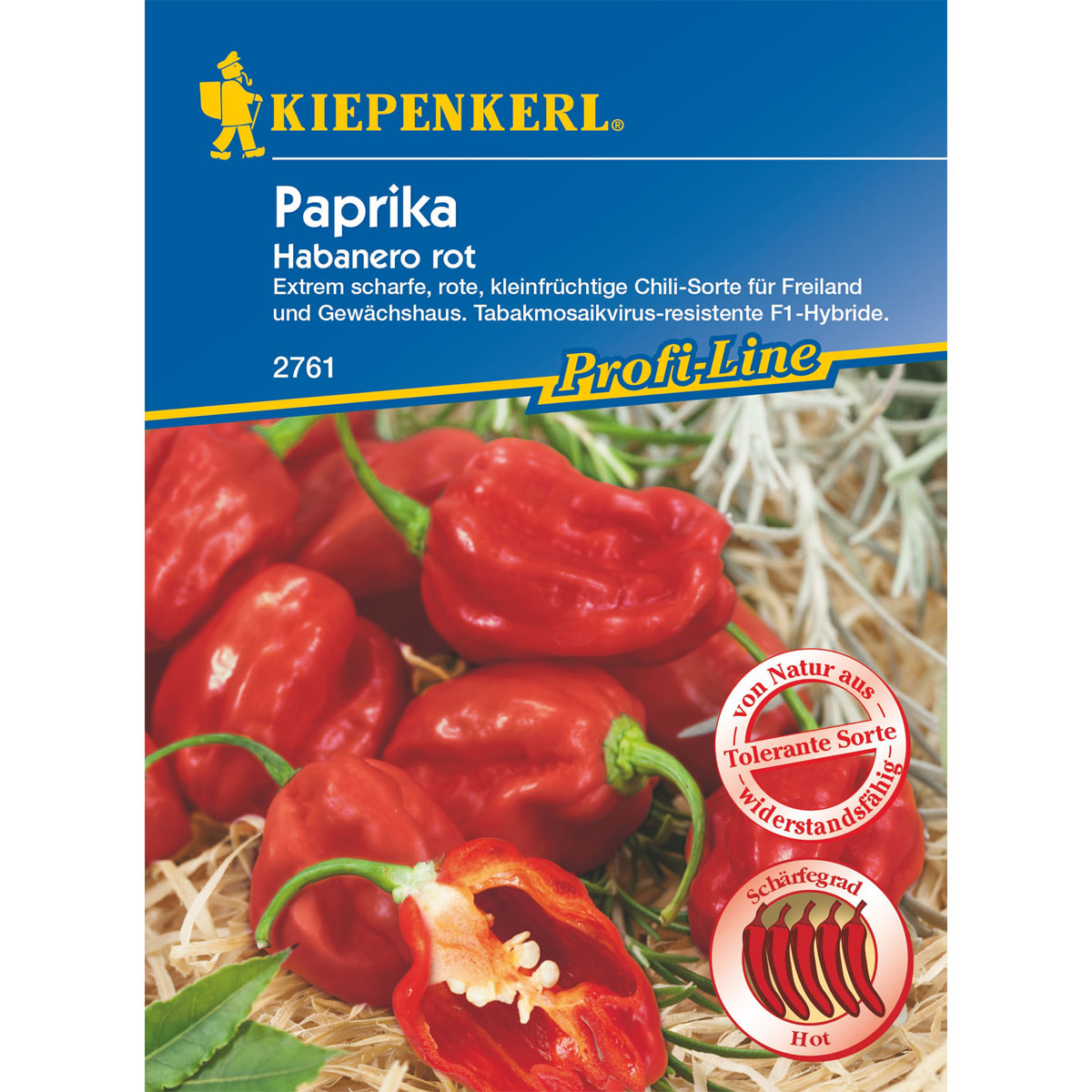 Kiepenkerl Paprika Habanero rot