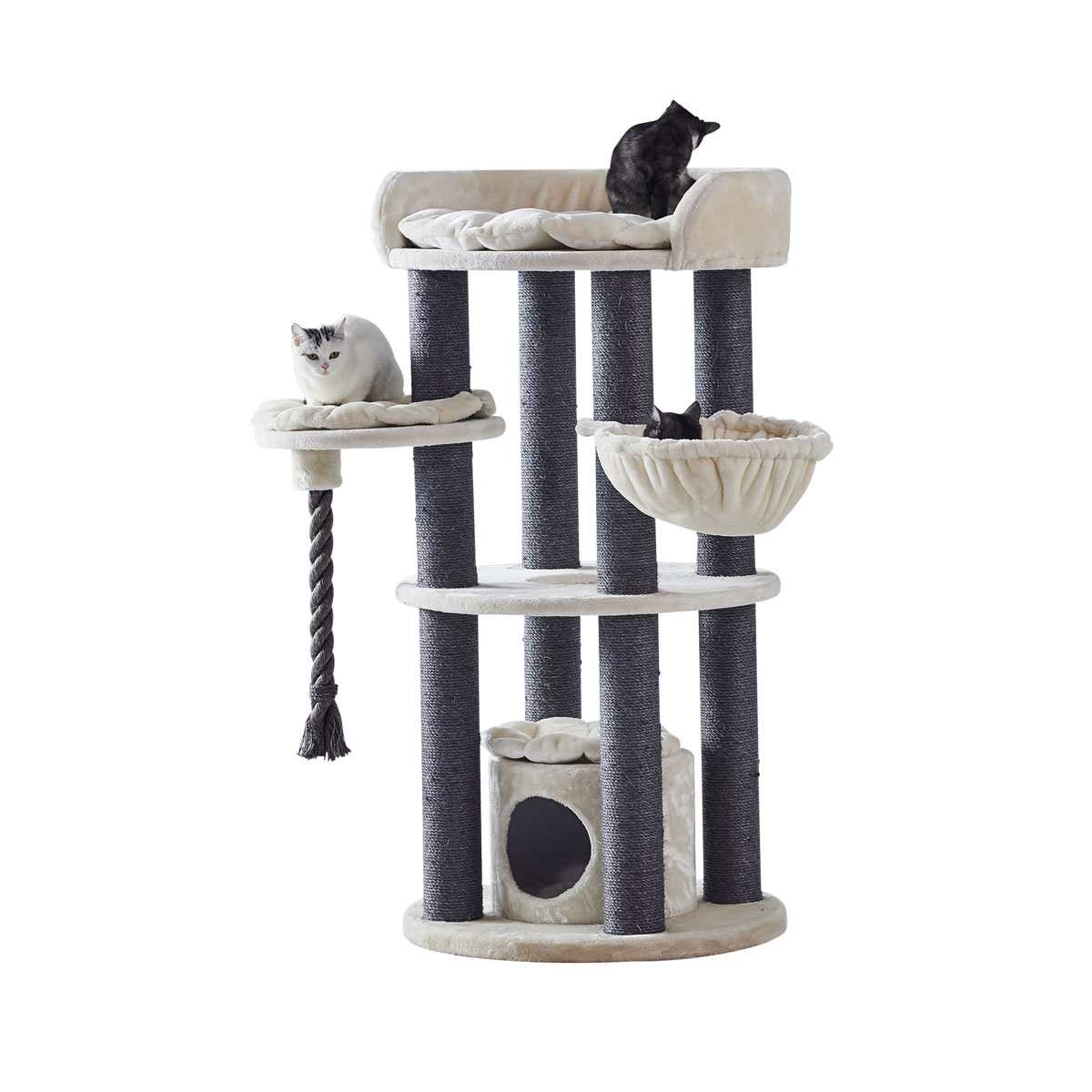 Nobby Kratzbaum Arda 70 x 70 x 138 cm cream