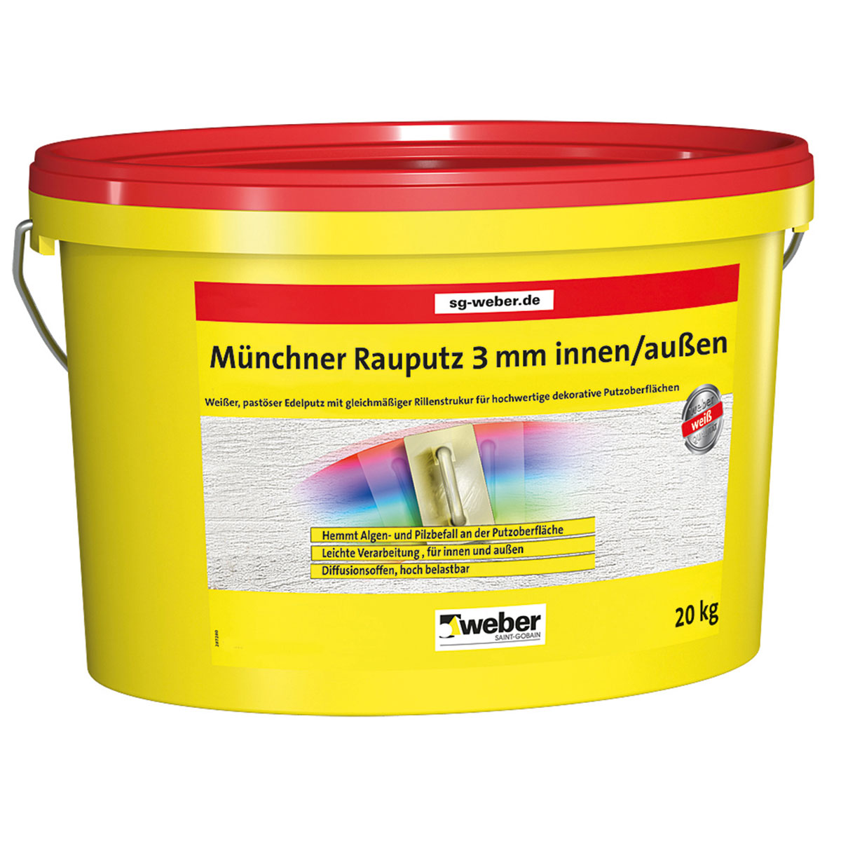 Münchner Rauputz 3 mm 20 kg innen/aussen