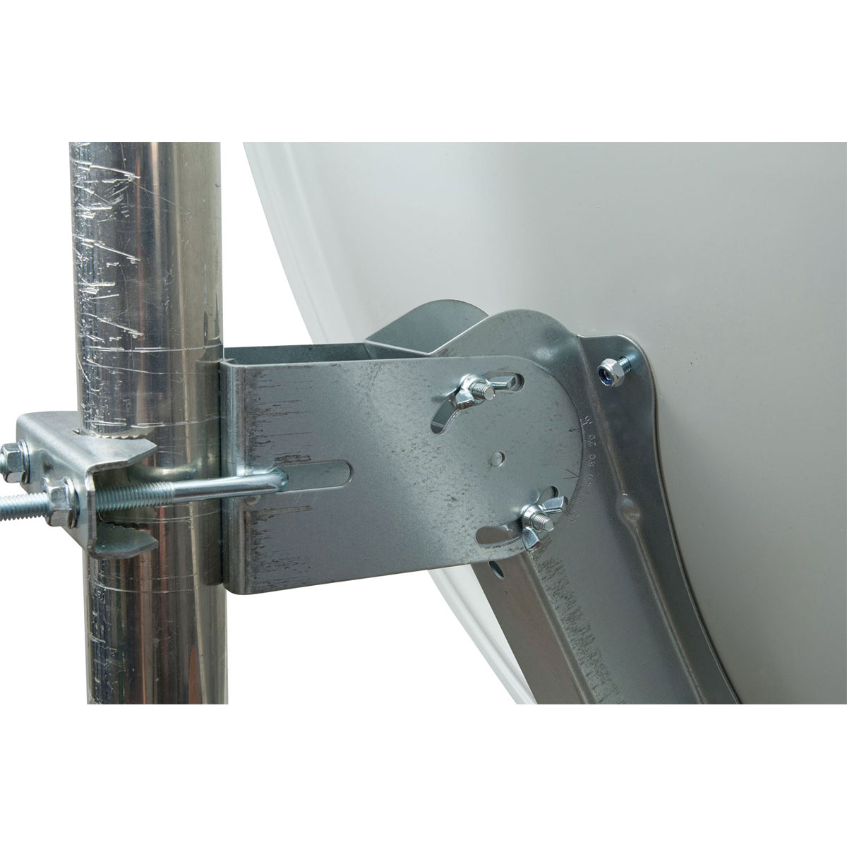 Schwaiger Satellitenschüssel Alu-Line mit Logo 80 cm Aluminium hellgrau Bild 6