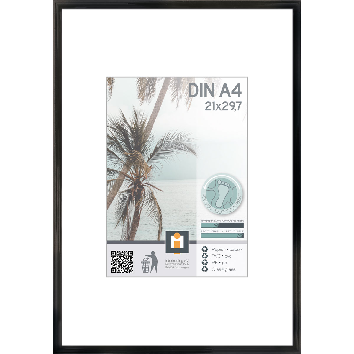 Bilderrahmen Kyoto 21x30 cm schwarz