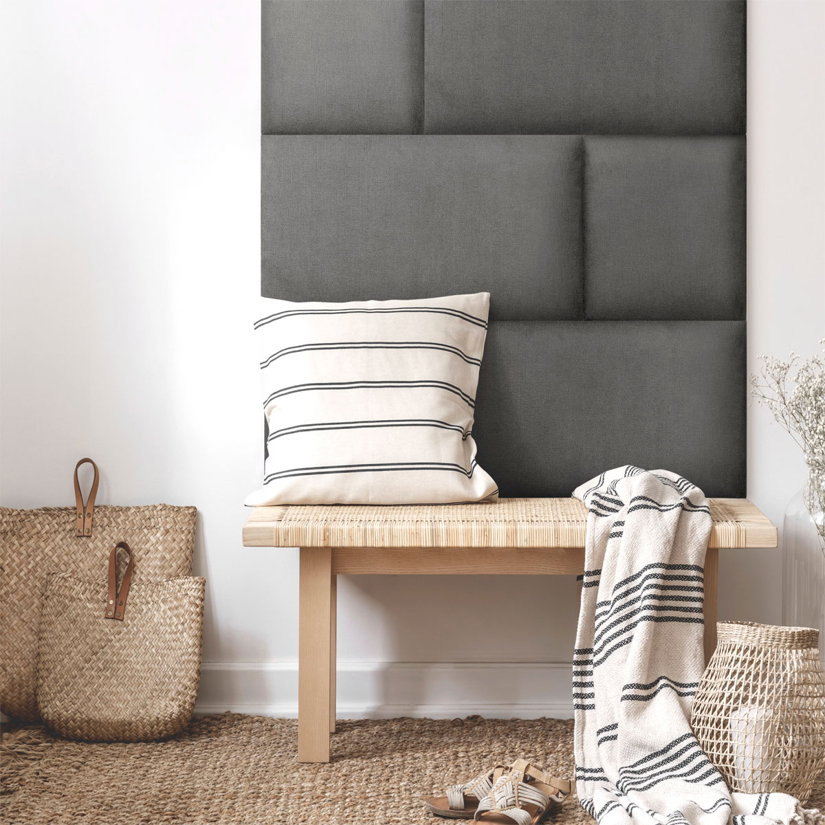 Mollis Polsterpaneele 30x30 cm anthrazit Bild 5