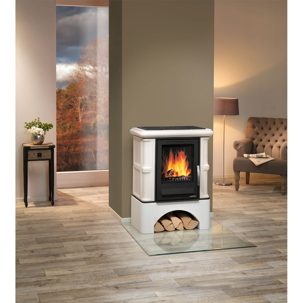 Justus Kachelofen Bavaria weiß Bild 3