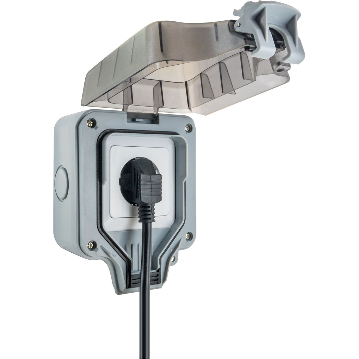 Schwaiger  Außensteckdose Aufputz 1-fach IP66 Bild 2