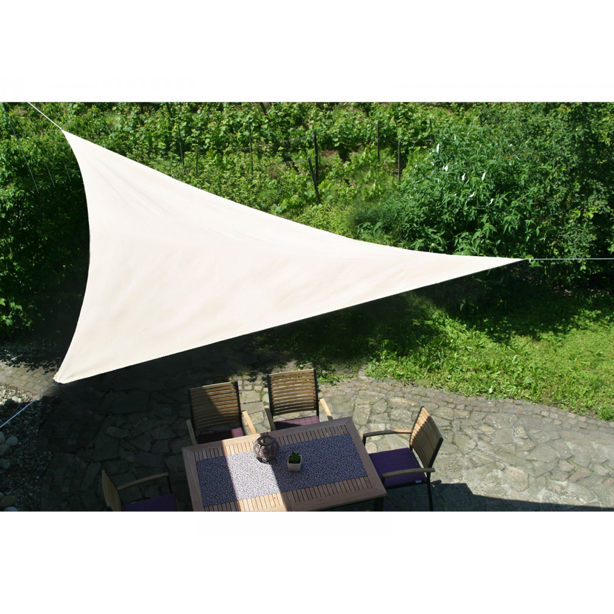 GO-DE Sonnensegel Natur 500 cm