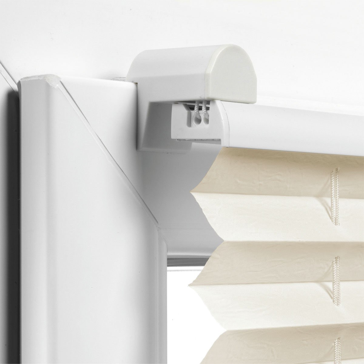 Gardinia Plissee Easyfix mit 2 Bedienschienen 80 x 130 cm creme Bild 2