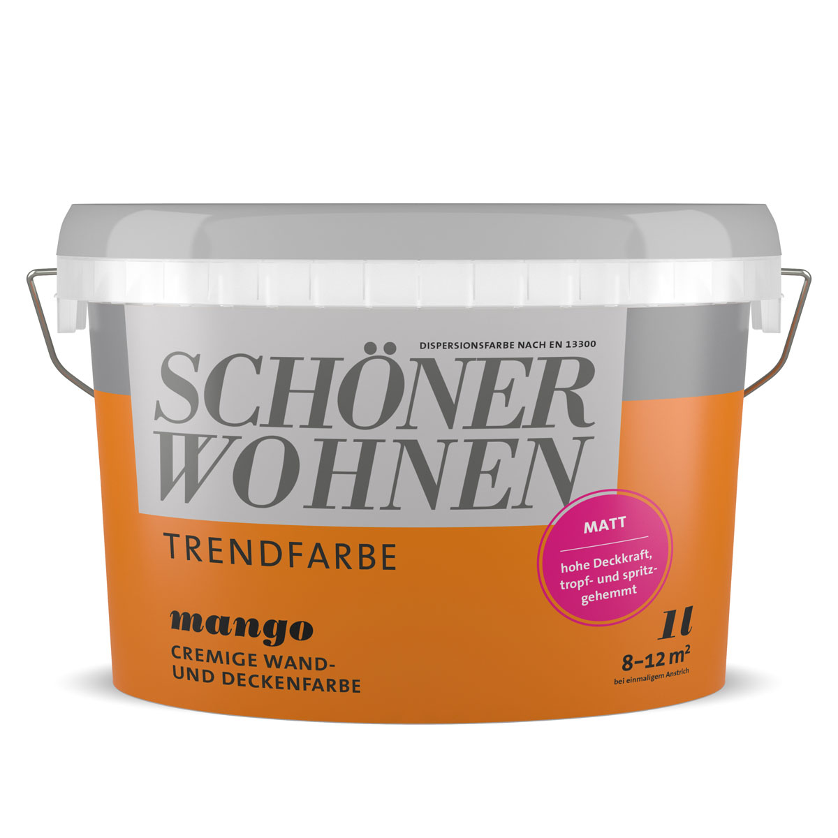 Schöner Wohnen Farbe Trendfarbe Mango Matt 1 L