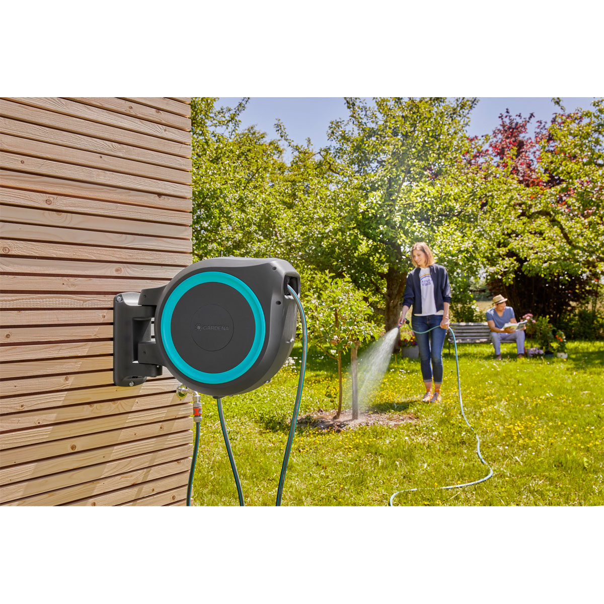 Gardena  Wandschlauchbox RollUp L 30m schwarz Bild 2