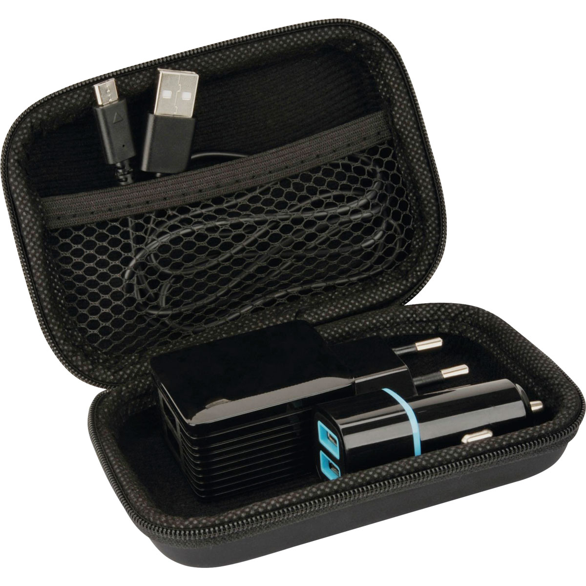 Cartrend USB Reiseset Micro-USB 12 V