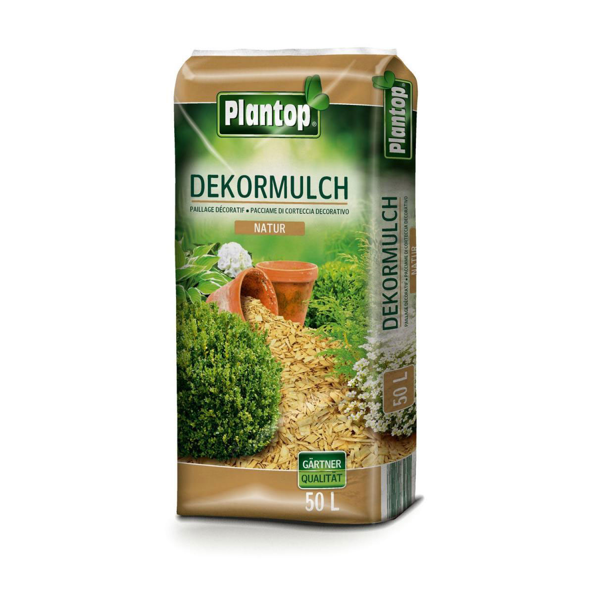 PLANTOP Dekormulch natur 50 l