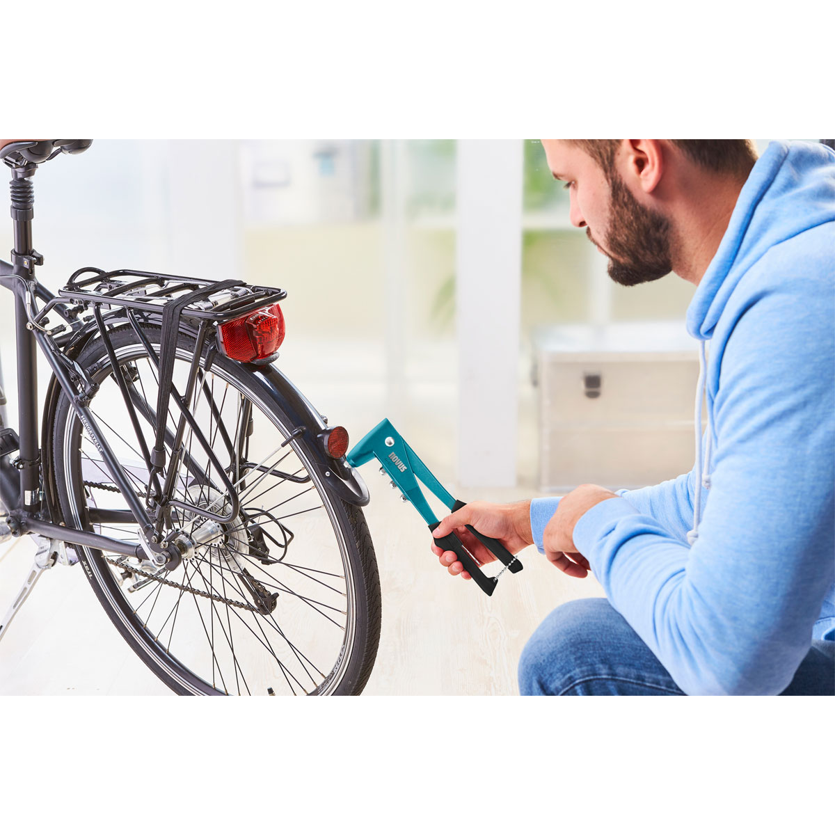 Novus Blindnietzange N-10 Set inkl. 60 Alu Blindnieten Bild 3